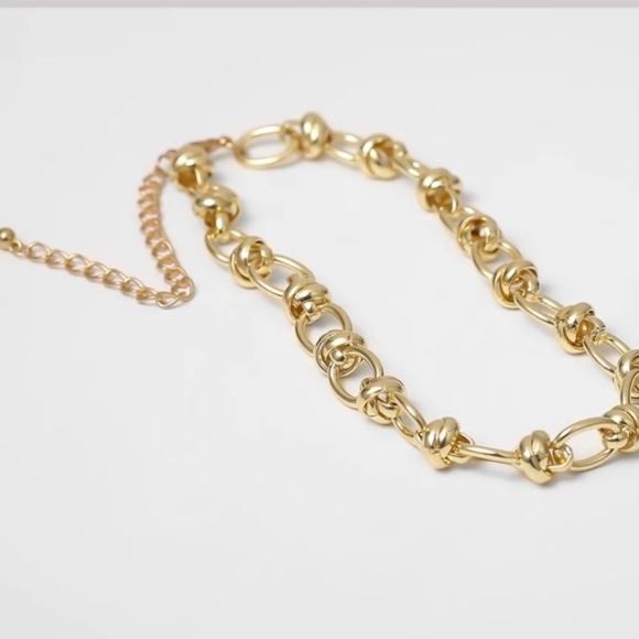NEW 18K GOLD LAYERED THICK CHAIN CHOKER NECKLACE, NICE NECKLACE, CUTE NECKLACE - Picture 3 of 10
